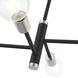 Bannister 4 Light 18 inch Black Chandelier Ceiling Light