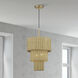 Weavington 2 Light 14 inch Antique Gold Leaf Pendant Ceiling Light