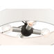 Venlo 4 Light 14 inch Black with Brushed Nickel Accents Pendant Ceiling Light