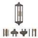 Nyack 2 Light 24 inch Bronze Outdoor Wall Lantern