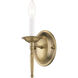 Williamsburgh 1 Light 4 inch Antique Brass Wall Sconce Wall Light