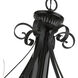 Valencia 6 Light 35 inch Shiny Black Large Chandelier Ceiling Light