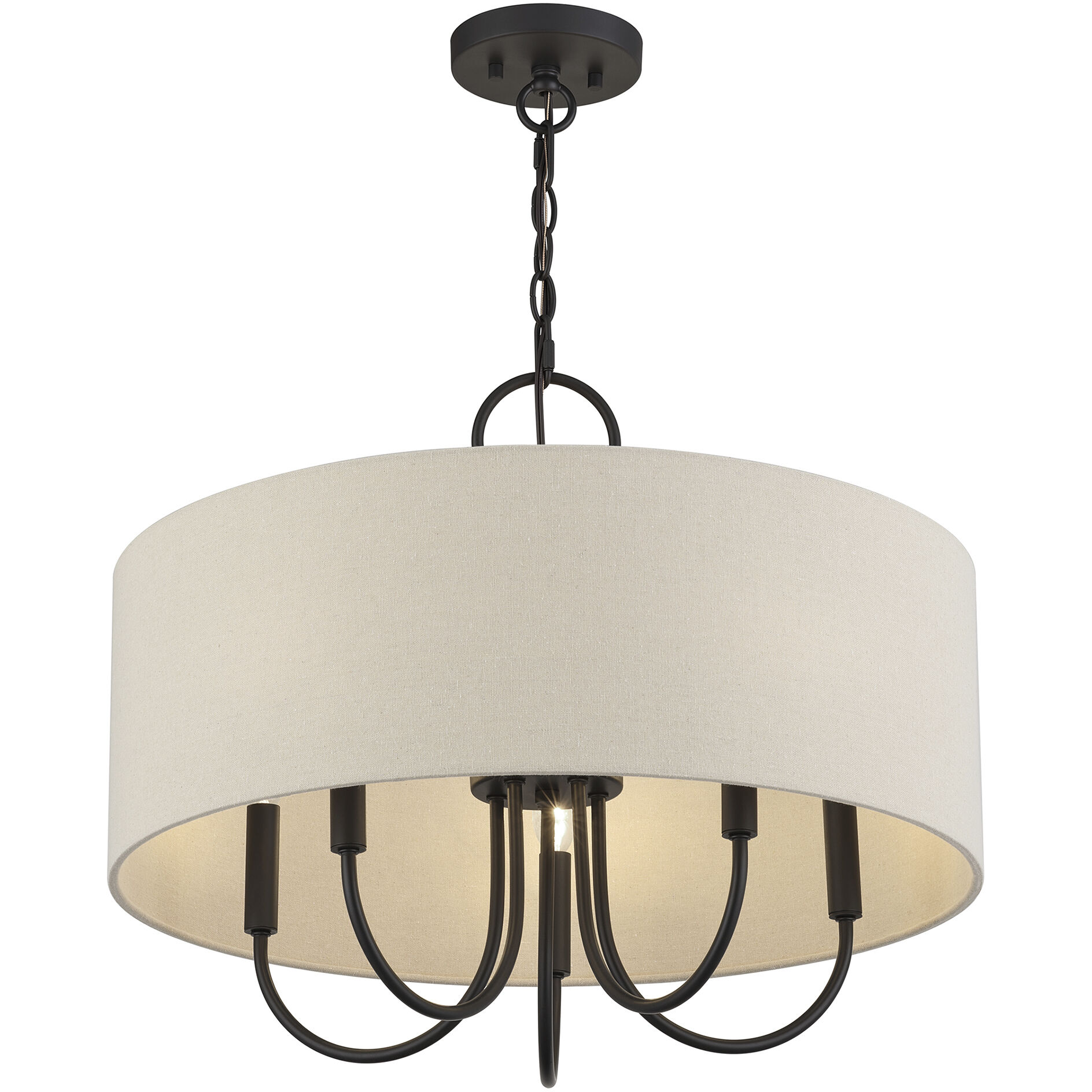 Bellingham 5 Light 22 inch Bronze Pendant Chandelier Ceiling Light