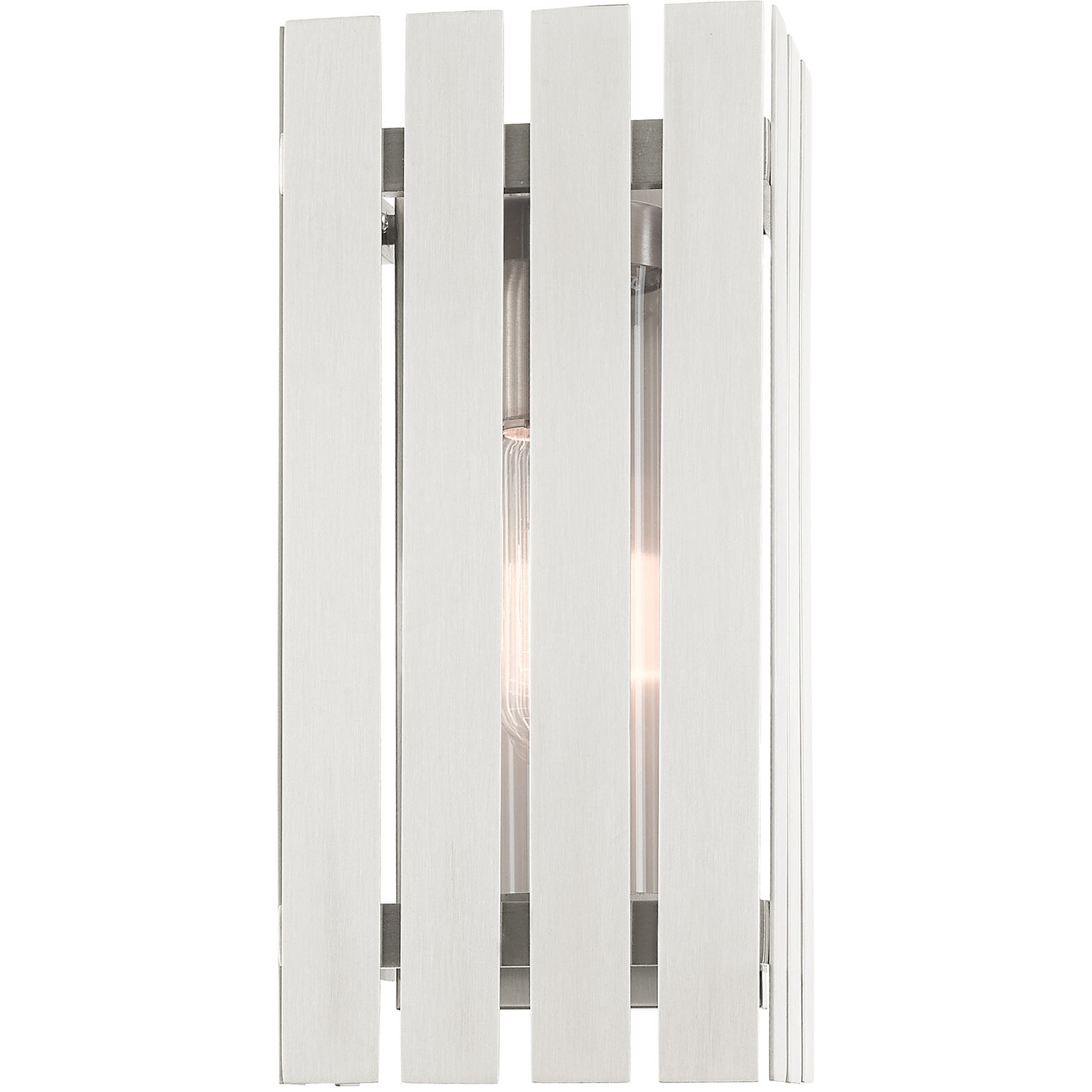Greenwich 1 Light 13 inch Brushed Nickel Outdoor Wall Lantern