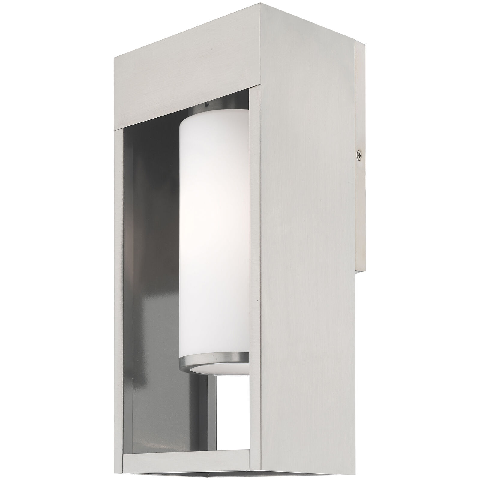 Bleecker 1 Light 17 inch Brushed Nickel Outdoor Wall Lantern