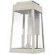 Oslo 3 Light 20 inch Brushed Nickel Outdoor Wall Lantern