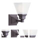 Mission 1 Light 5 inch Bronze Single Sconce Wall Light