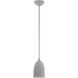 Arlington 1 Light 6 inch Nordic Gray with Brushed Nickel Accents Pendant Ceiling Light