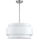 Fontana 4 Light 18 inch Brushed Nickel Pendant Chandelier Ceiling Light