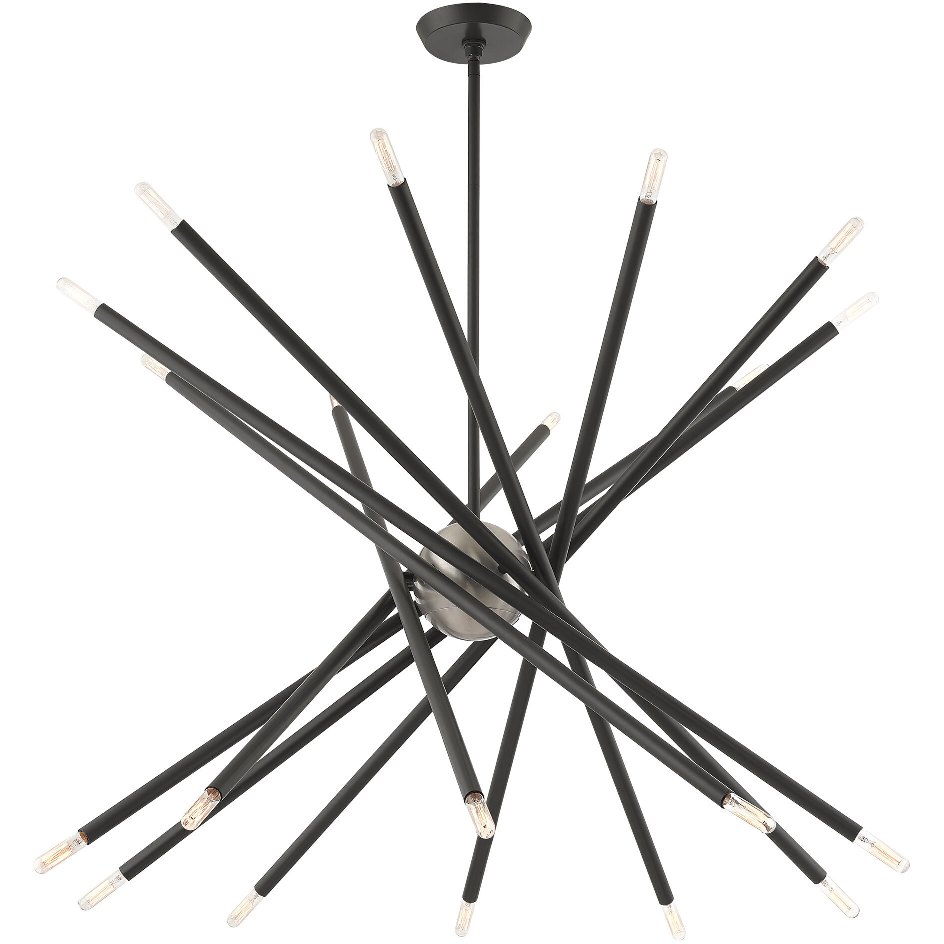 Soho 20 Light 37.5 inch Scandinavian Gray Chandelier Ceiling Light