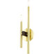 Denmark 2 Light 5 inch Satin Brass ADA ADA Double Sconce Wall Light