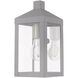 Nyack 1 Light 10.5 inch Nordic Gray Outdoor Wall Lantern