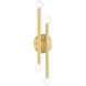 Soho 4 Light 5 inch Satin Brass ADA Sconce Wall Light