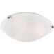 Oasis 3 Light 17 inch Brushed Nickel Semi-Flush Mount Ceiling Light