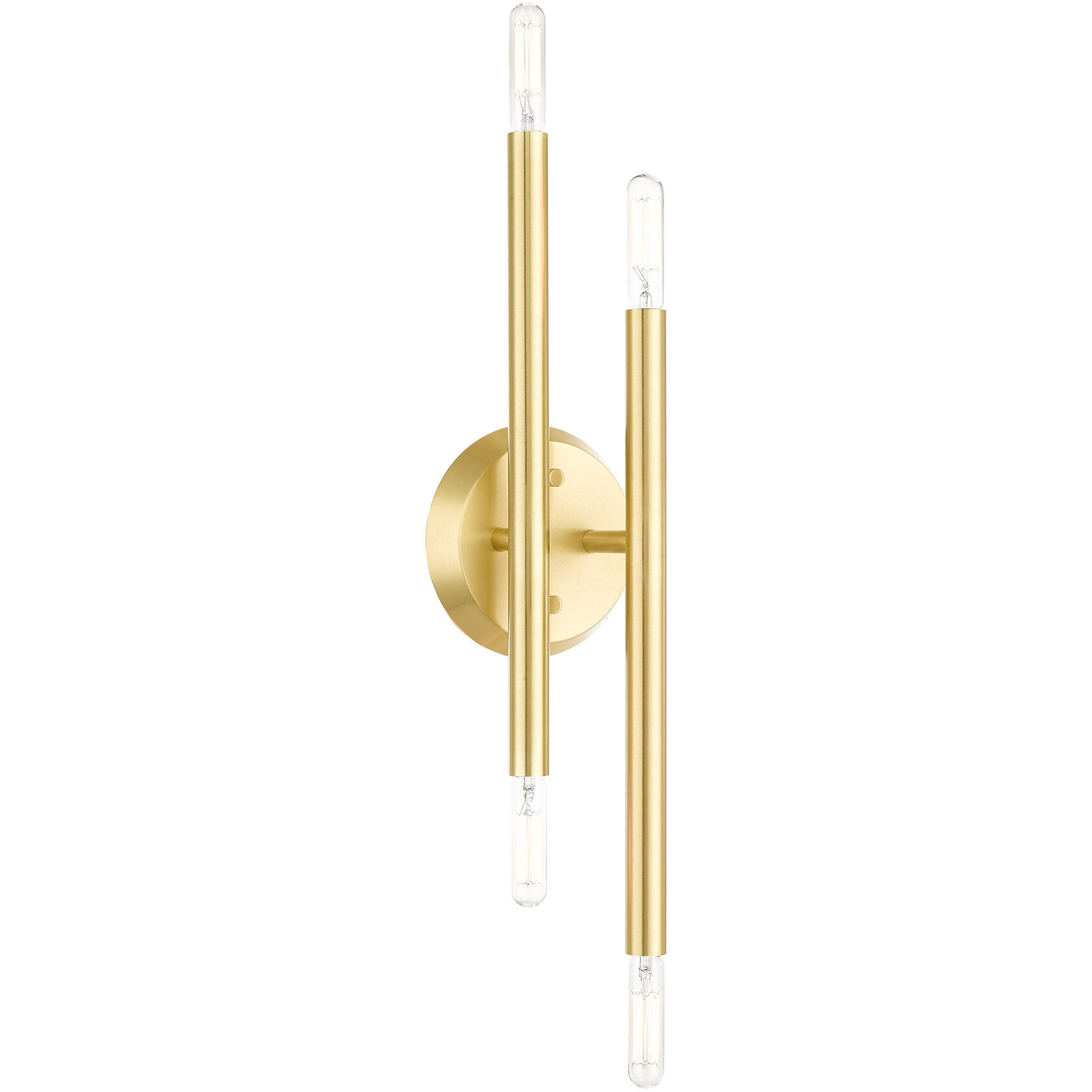 Soho 4 Light 5 inch Satin Brass ADA Sconce Wall Light