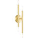 Soho 4 Light 5 inch Satin Brass ADA Sconce Wall Light