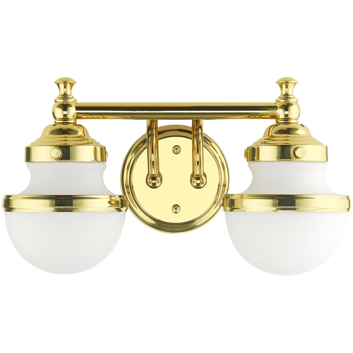 Oldwick 2 Light 15 inch Polished Brass Vanity Sconce Wall Light