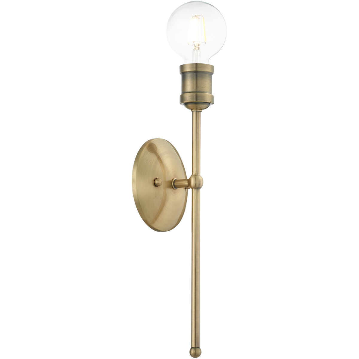 Lansdale 1 Light 5 inch Antique Brass ADA Sconce Wall Light
