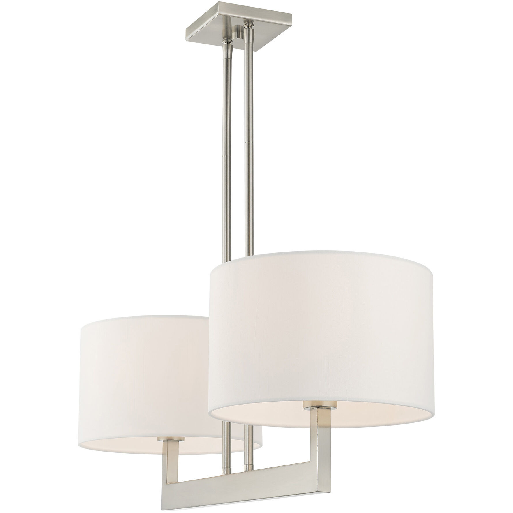 Hayworth 2 Light 30 inch Brushed Nickel Linear Chandelier Ceiling Light