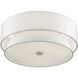 Fontana 4 Light 18 inch Brushed Nickel Semi-Flush Ceiling Light