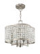 Grammercy 4 Light 14 inch Brushed Nickel Convertible Mini Chandelier/Ceiling Mount Ceiling Light