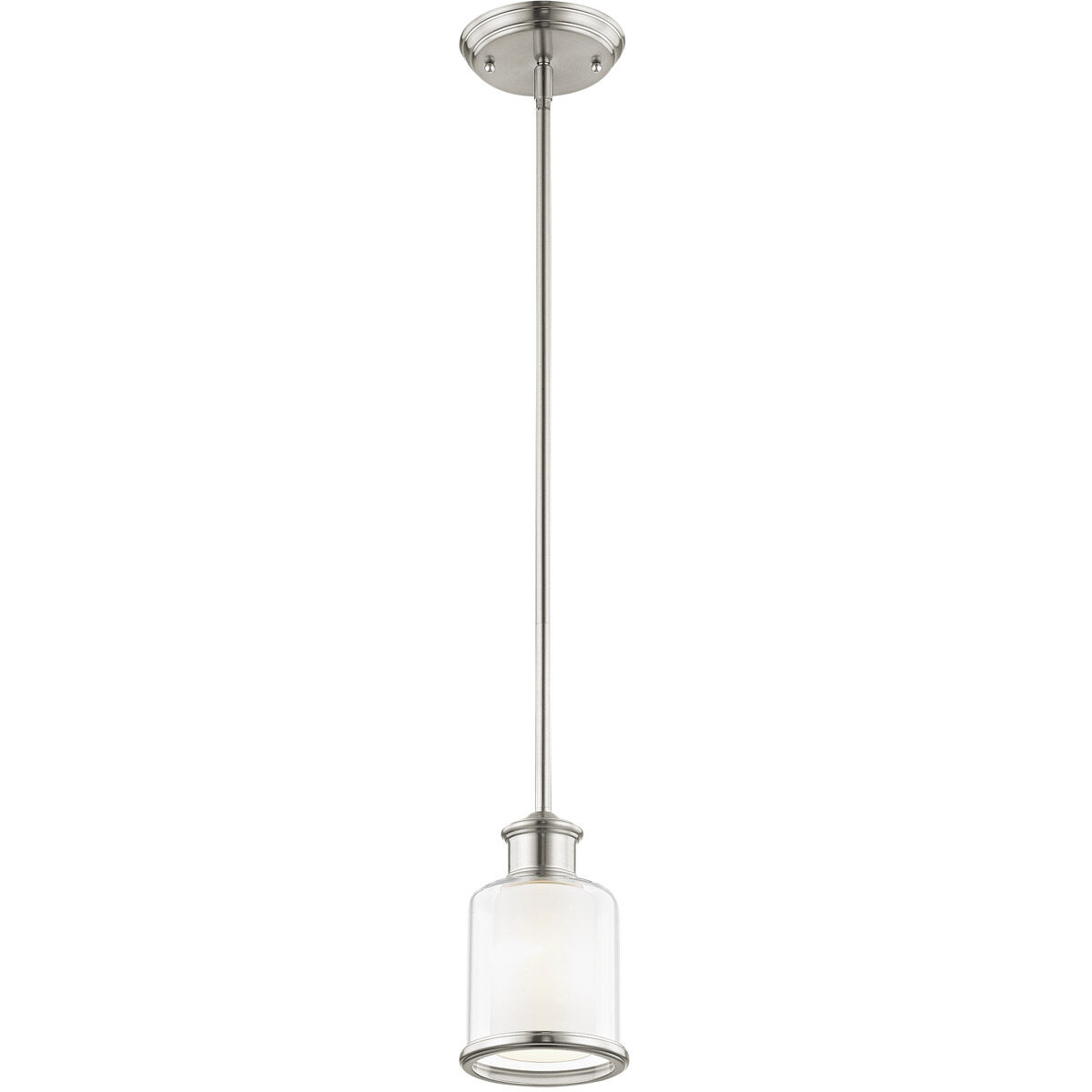Middlebush 1 Light 5.5 inch Brushed Nickel Mini Pendant Ceiling Light