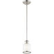 Middlebush 1 Light 6 inch Brushed Nickel Mini Pendant Ceiling Light