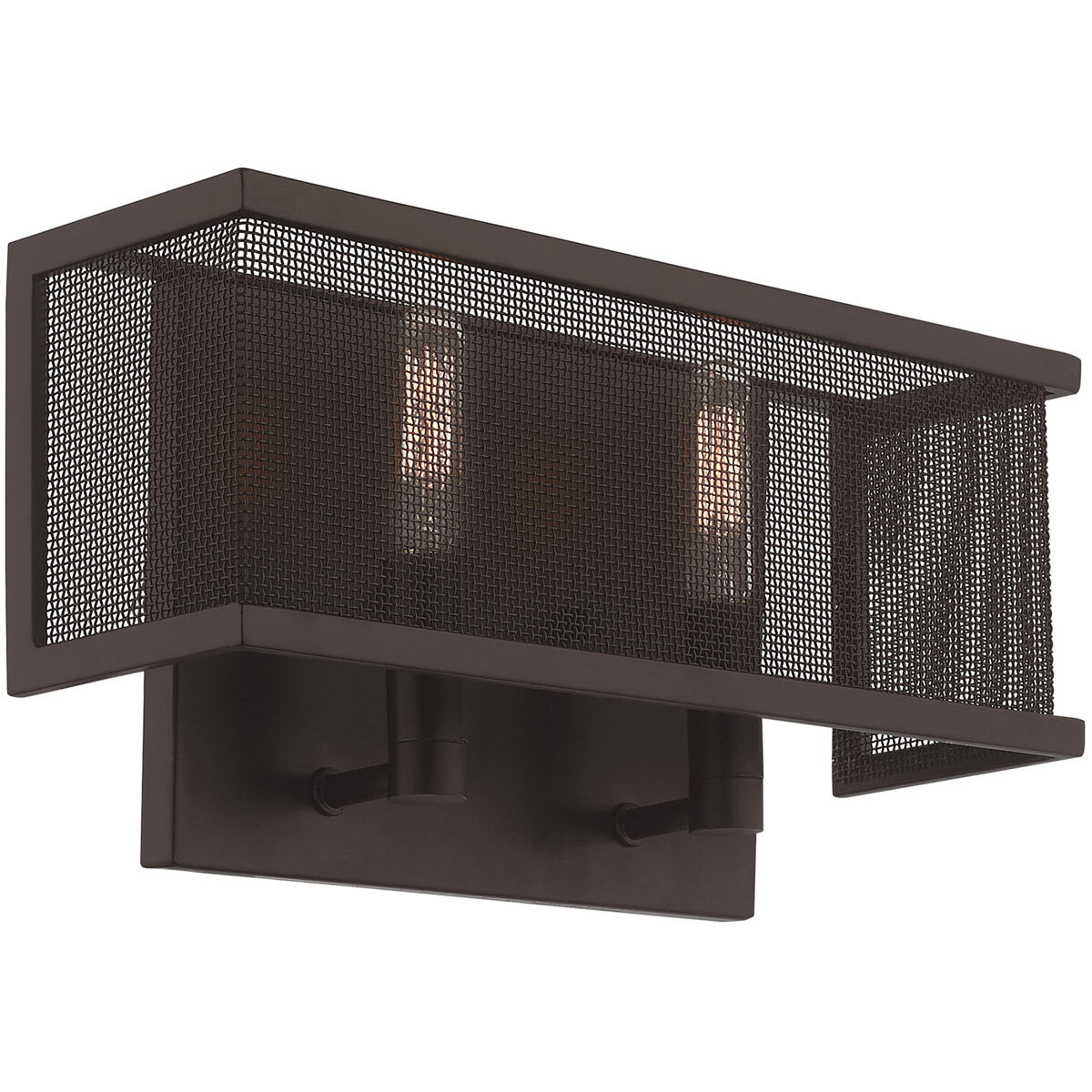 Braddock 2 Light 13 inch Bronze ADA ADA Wall Sconce Wall Light