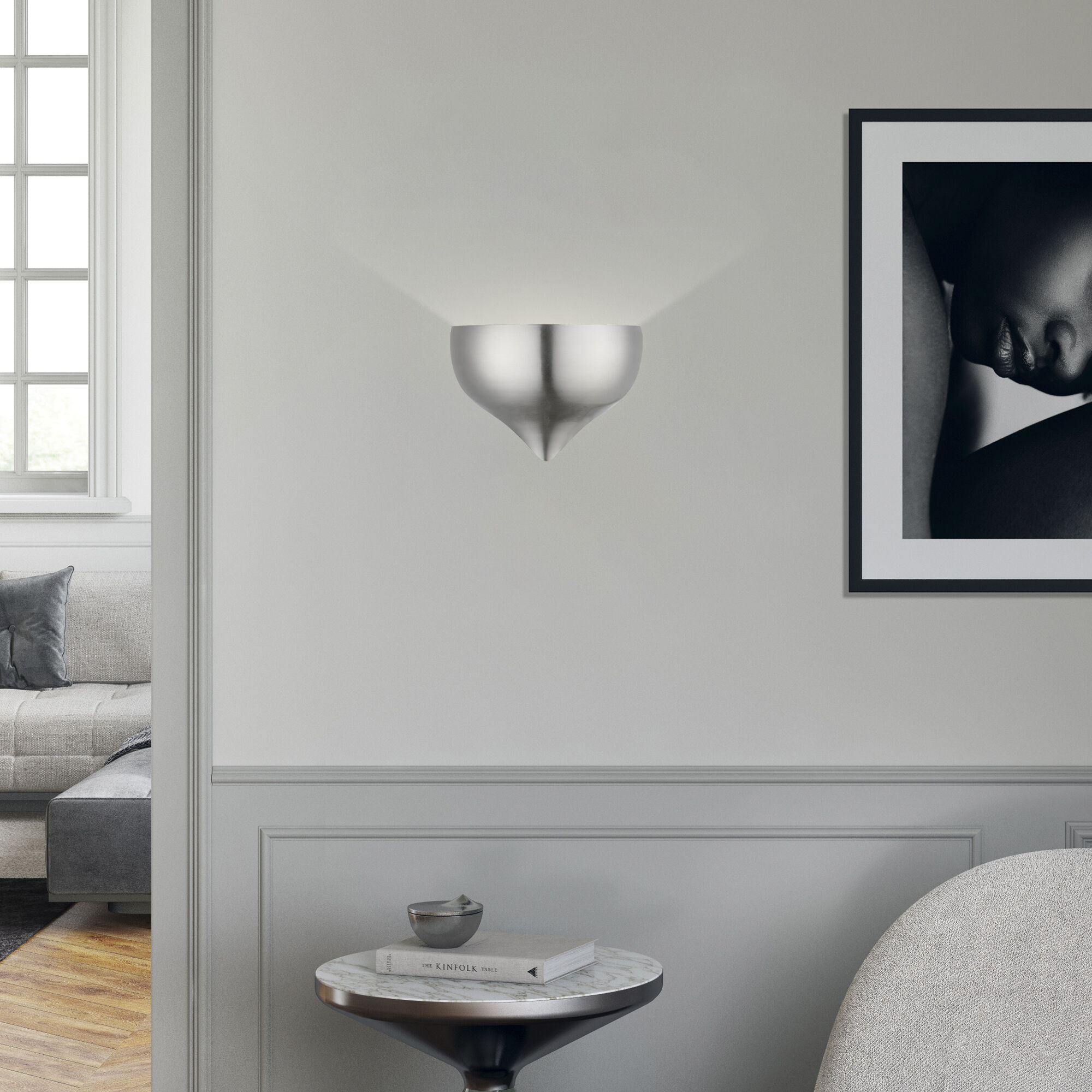 Amador 1 Light 10 inch Brushed Nickel ADA Wall Sconce Wall Light