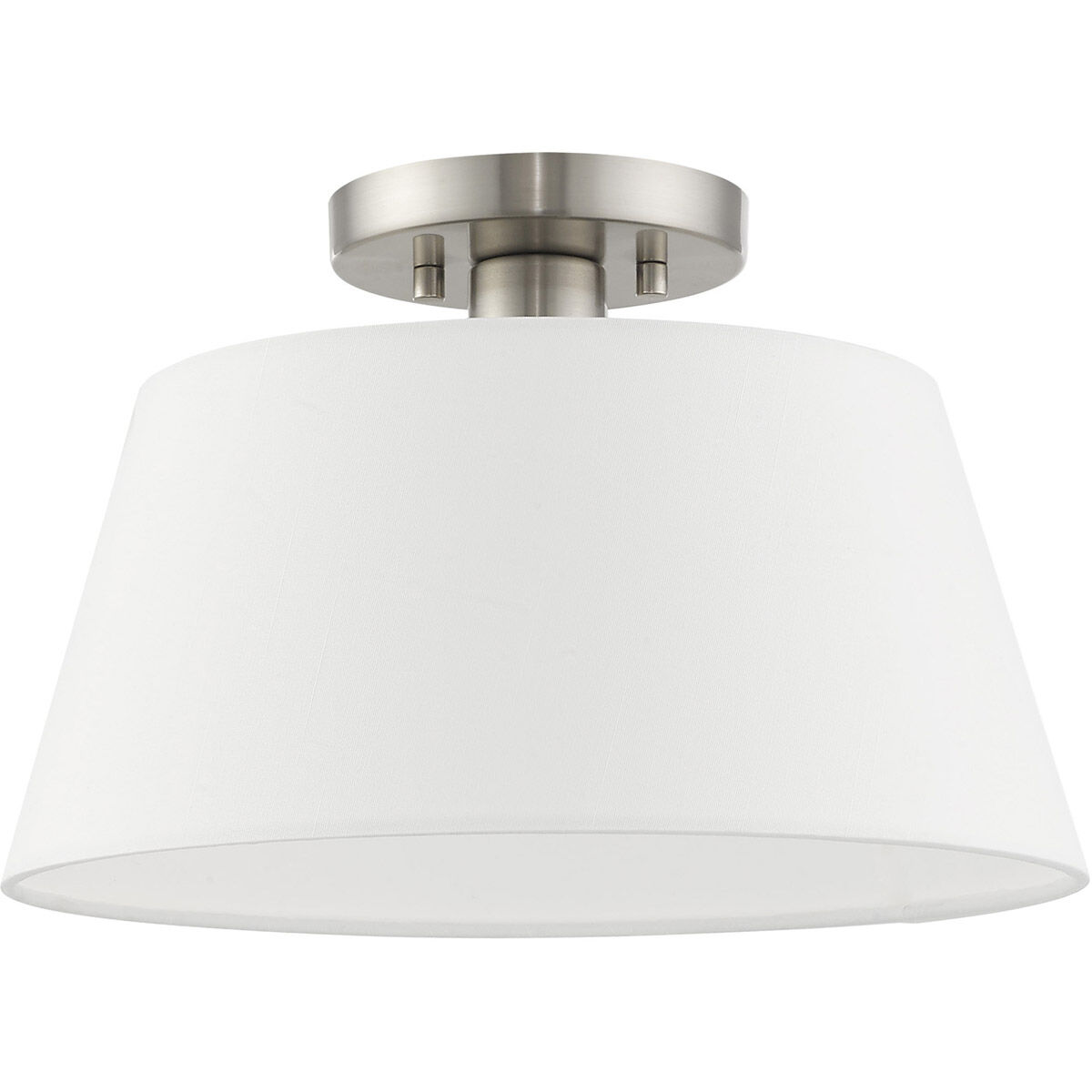Belclaire 1 Light 13 inch Brushed Nickel Semi-Flush Mount Ceiling Light