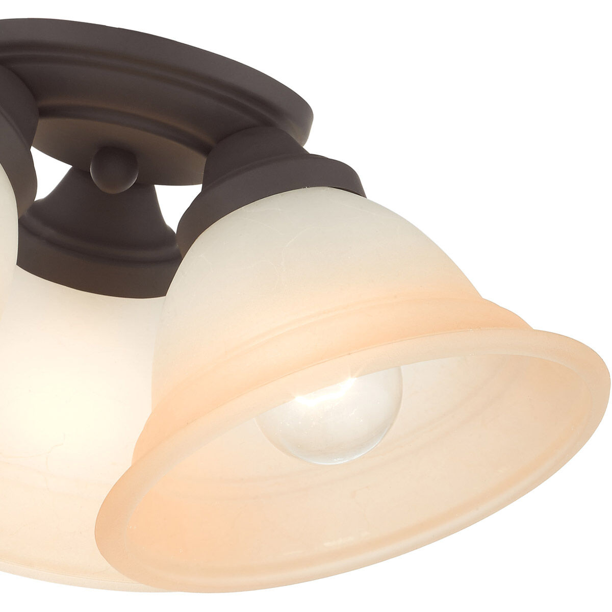 Wynnewood 3 Light 16 inch Bronze Flush Mount Ceiling Light