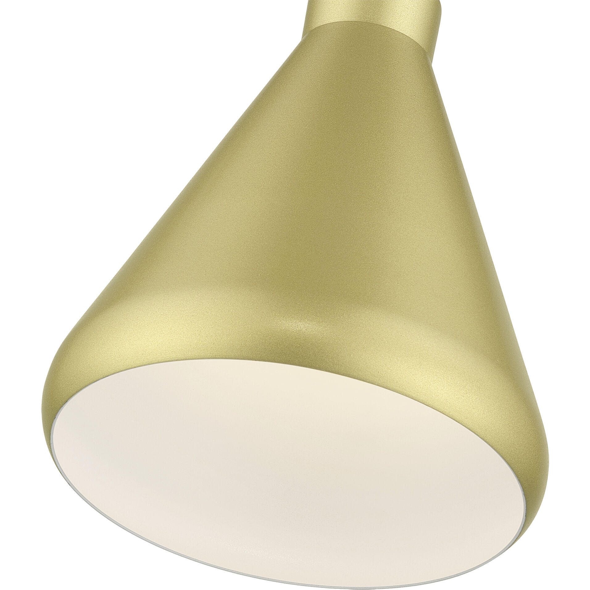 Geneva 1 Light 7 inch Soft Gold with Polished Brass Accents Mini Pendant Ceiling Light