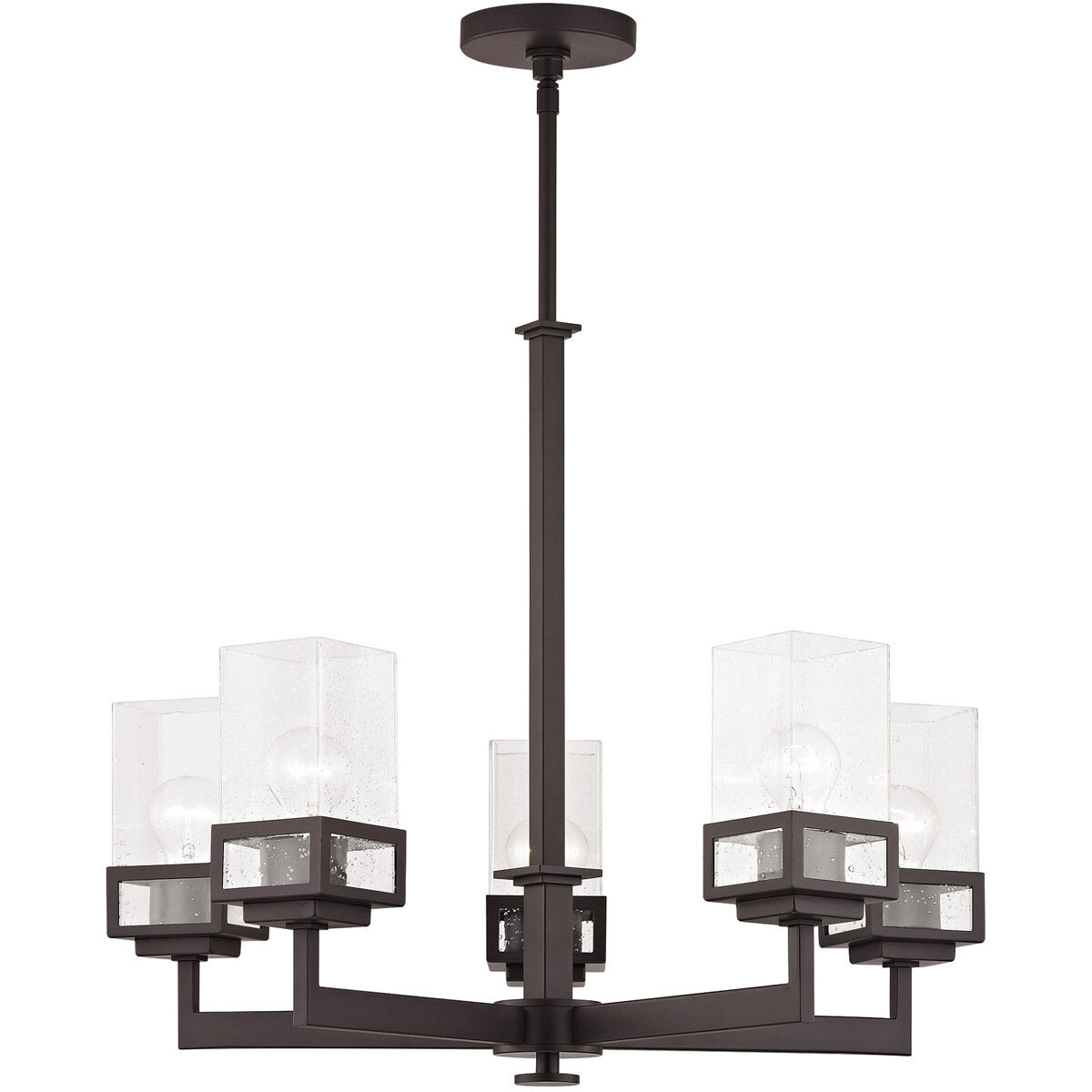 Harding 5 Light 25 inch Bronze Chandelier Ceiling Light