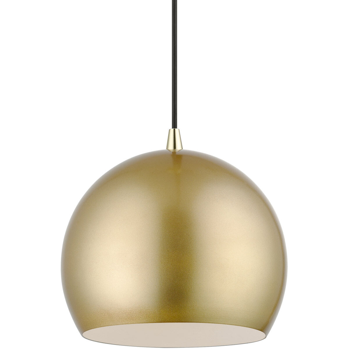 Piedmont 1 Light 10 inch Soft Gold with Polished Brass Accents Pendant Ceiling Light