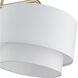 Manorwood 2 Light 35 inch Soft Gold Linear Chandelier Ceiling Light