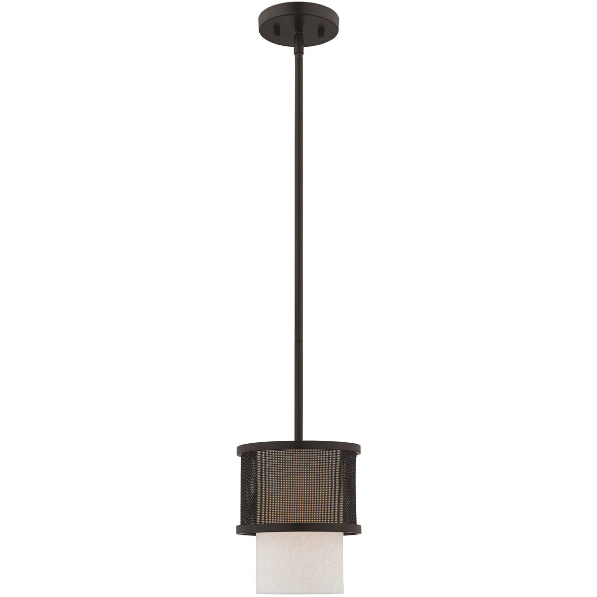 Braddock 1 Light 7 inch Bronze Mini Pendant Ceiling Light