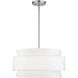 Fontana 4 Light 18 inch Brushed Nickel Pendant Chandelier Ceiling Light
