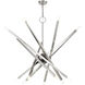 Monaco 14 Light 40 inch Brushed Nickel Foyer Chandelier Ceiling Light