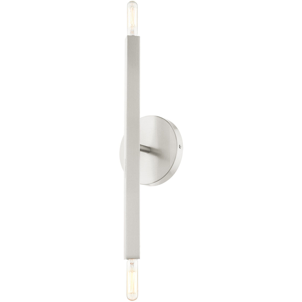 Monaco 2 Light 5 inch Brushed Nickel ADA ADA Sconce Wall Light