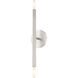 Monaco 2 Light 5 inch Brushed Nickel ADA ADA Sconce Wall Light