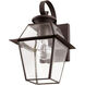 Westover 1 Light 12.5 inch Bronze Outdoor Wall Lantern