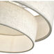Manorwood 3 Light 18 inch English Bronze Large Semi-Flush Ceiling Light, Large