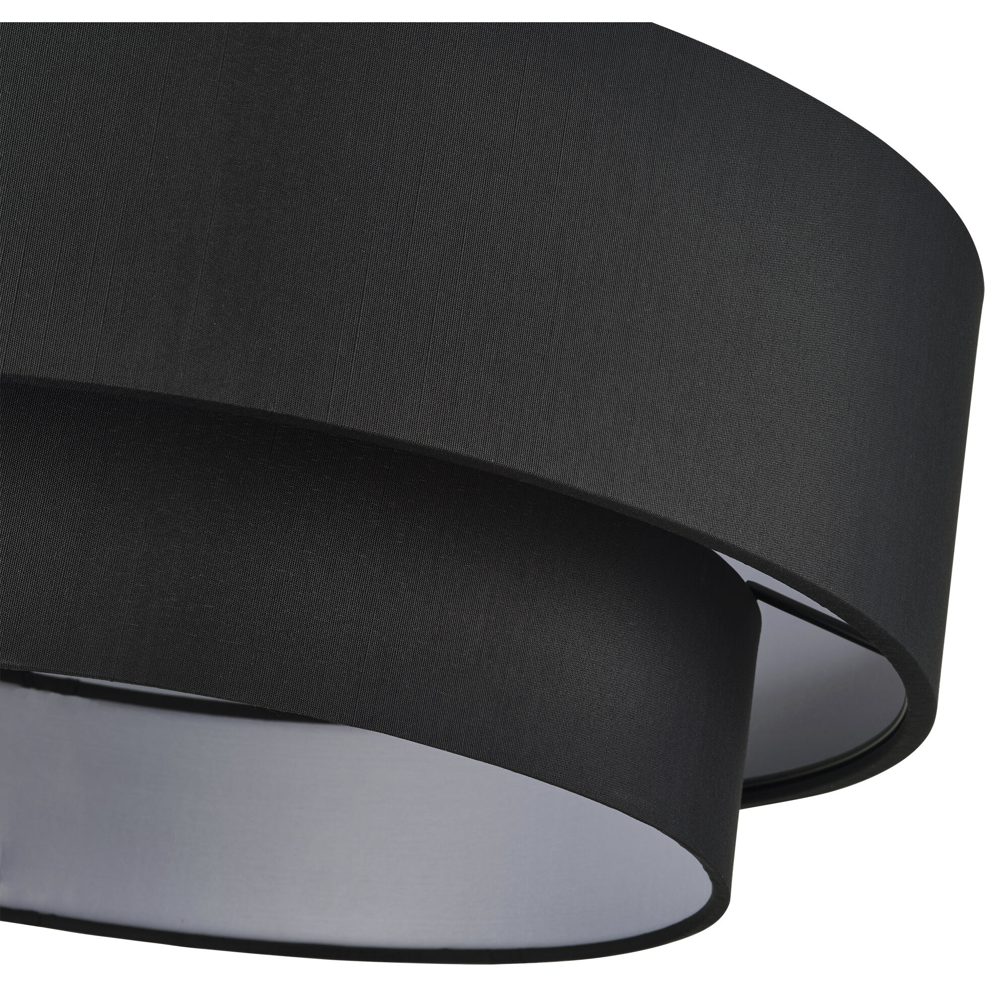 Bainbridge 3 Light 18 inch Black Semi Flush Mount Ceiling Light, Large
