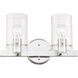 Munich 2 Light 14.5 inch Polished Chrome Vanity Sconce Wall Light