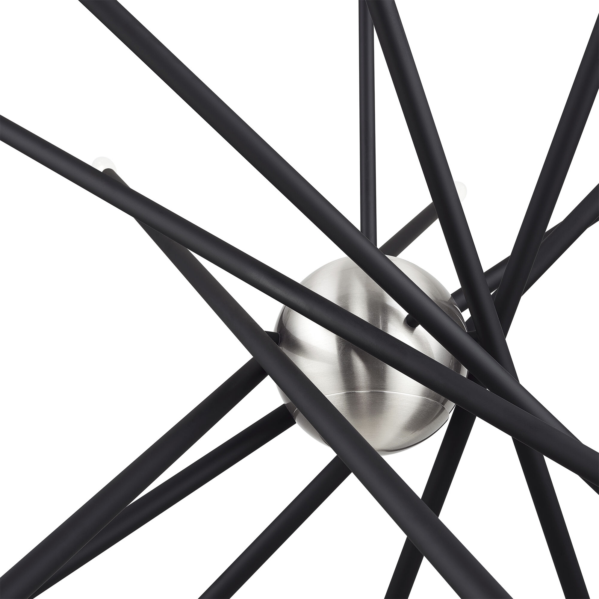 Soho 16 Light 50 inch Black Foyer Chandelier Ceiling Light