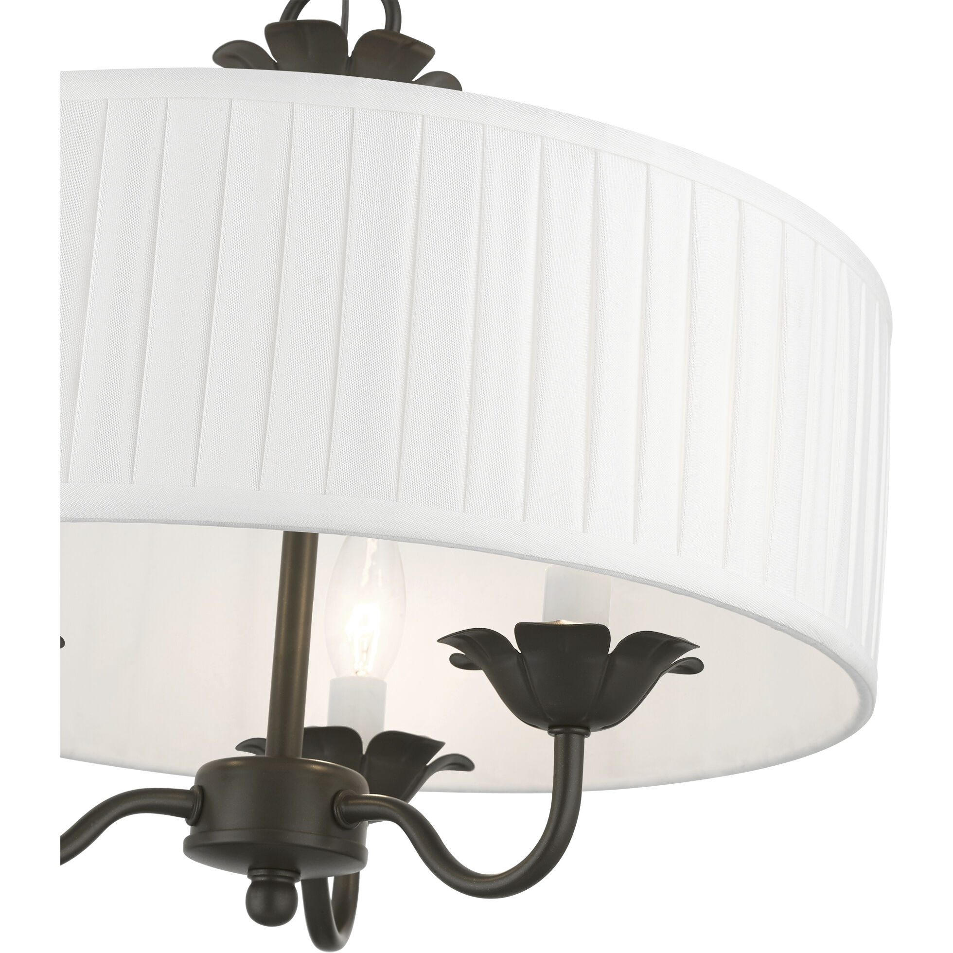 Edinburgh 3 Light 16 inch English Bronze Pendant Chandelier Ceiling Light