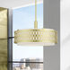 Vistaview 4 Light 21 inch Soft Gold Pendant Chandelier Ceiling Light