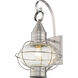 Newburyport 1 Light 21 inch Brushed Nickel Outdoor Wall Lantern