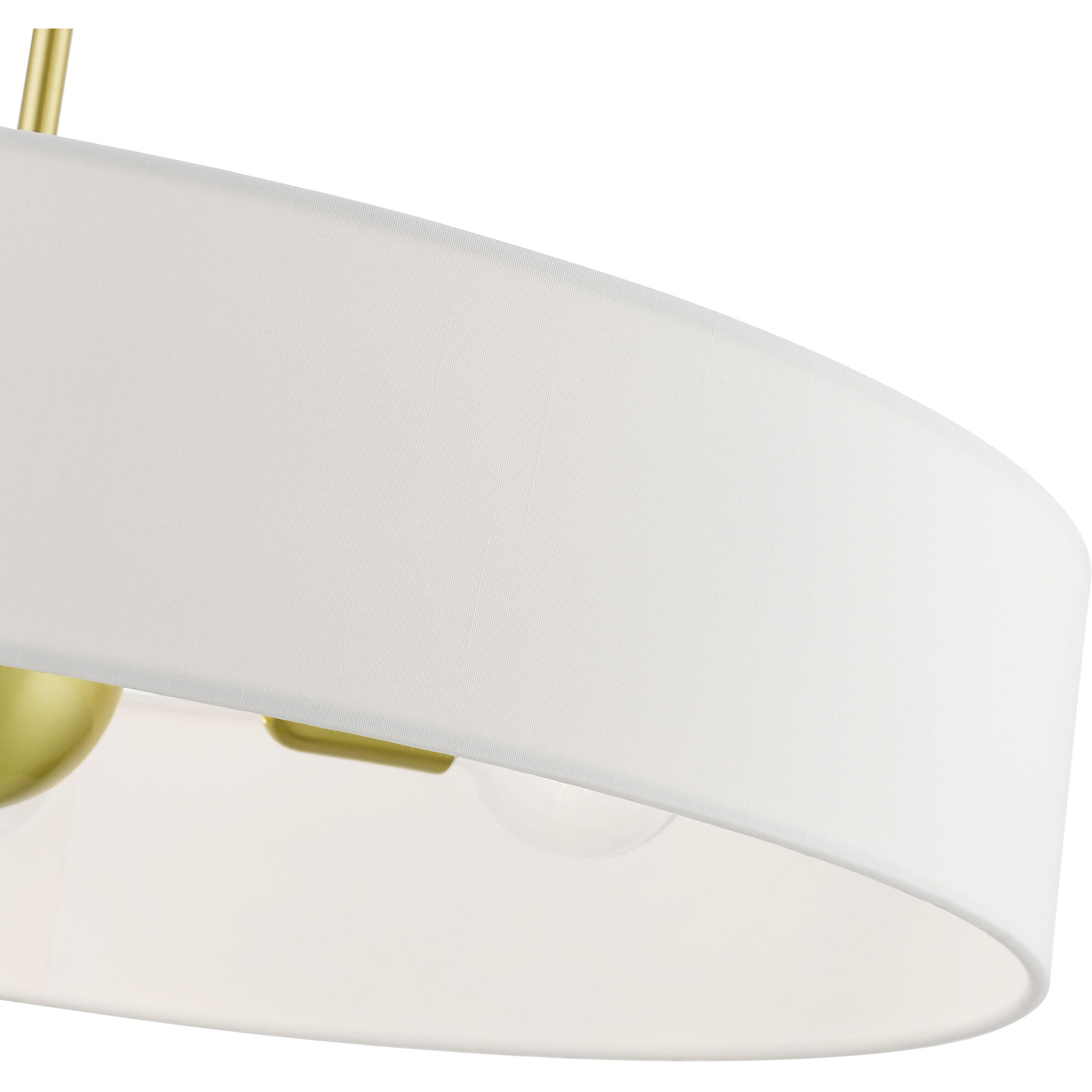 Venlo 5 Light 26 inch Satin Brass with Shiny White Accents Pendant Ceiling Light, Large