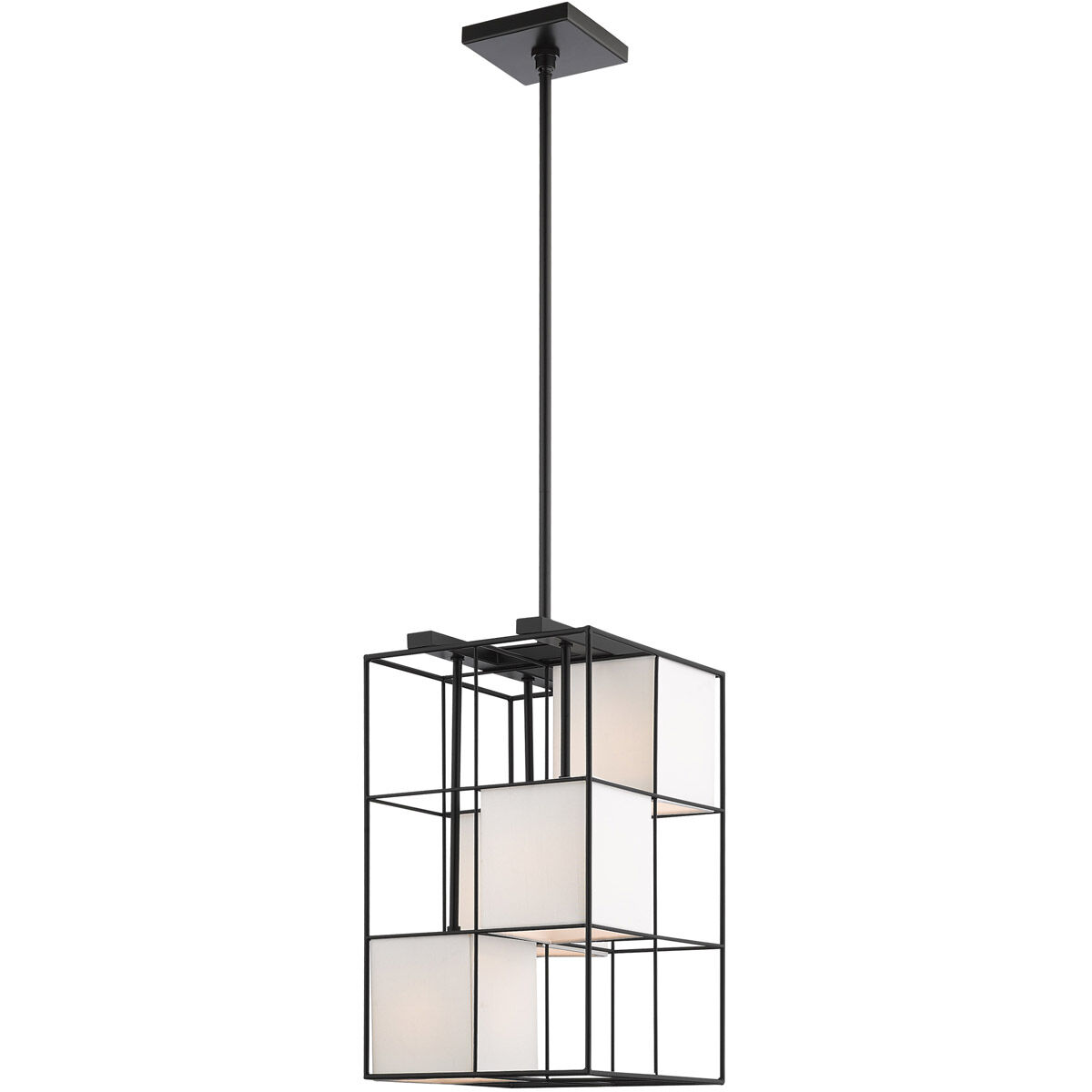Trondheim 4 Light 10.5 inch Black Pendant Chandelier Ceiling Light